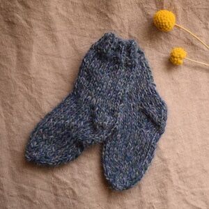 Handmade 100% Alpaca Baby Socks